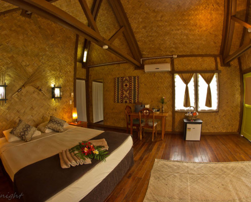 Fiji Resort Accommodation Deluxe Bure Interior