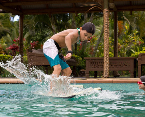 Fiji Resort Surfing the Waidroka pool