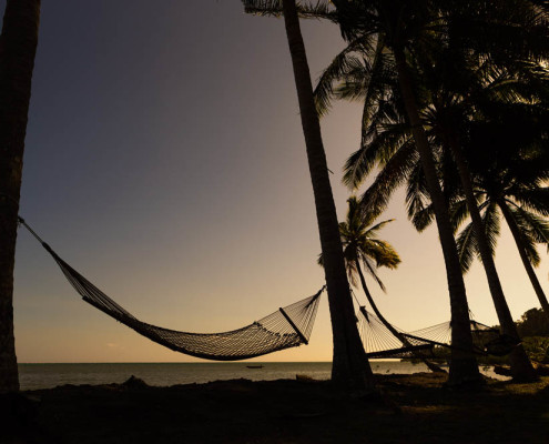 Fiji Resort Evening after Sunset