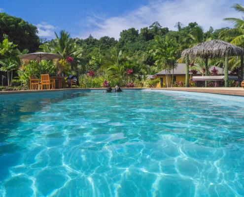 Fiji Resort Rainforest Swimming