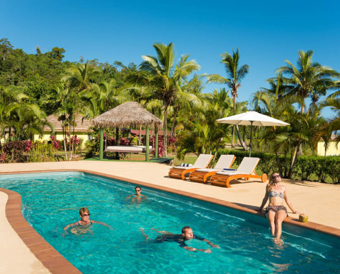 Fiji Resort Swim and Sunbathing time