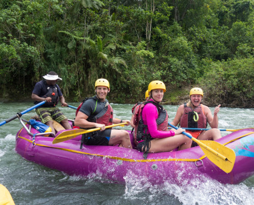 Fiji Rafting at Waidroka Great Fun