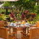 Fiji Resort Breakfast by the Pool Deck