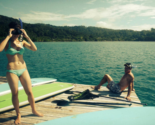 Resort Fiji Fun in the afternoon on Pontoon