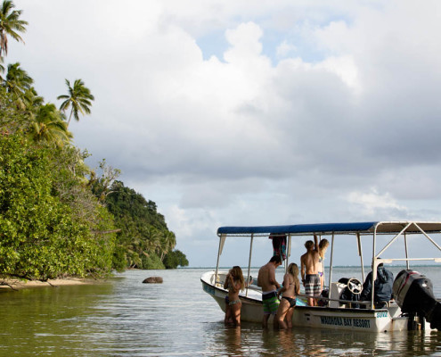 Fiji Waidroka Resort Boat